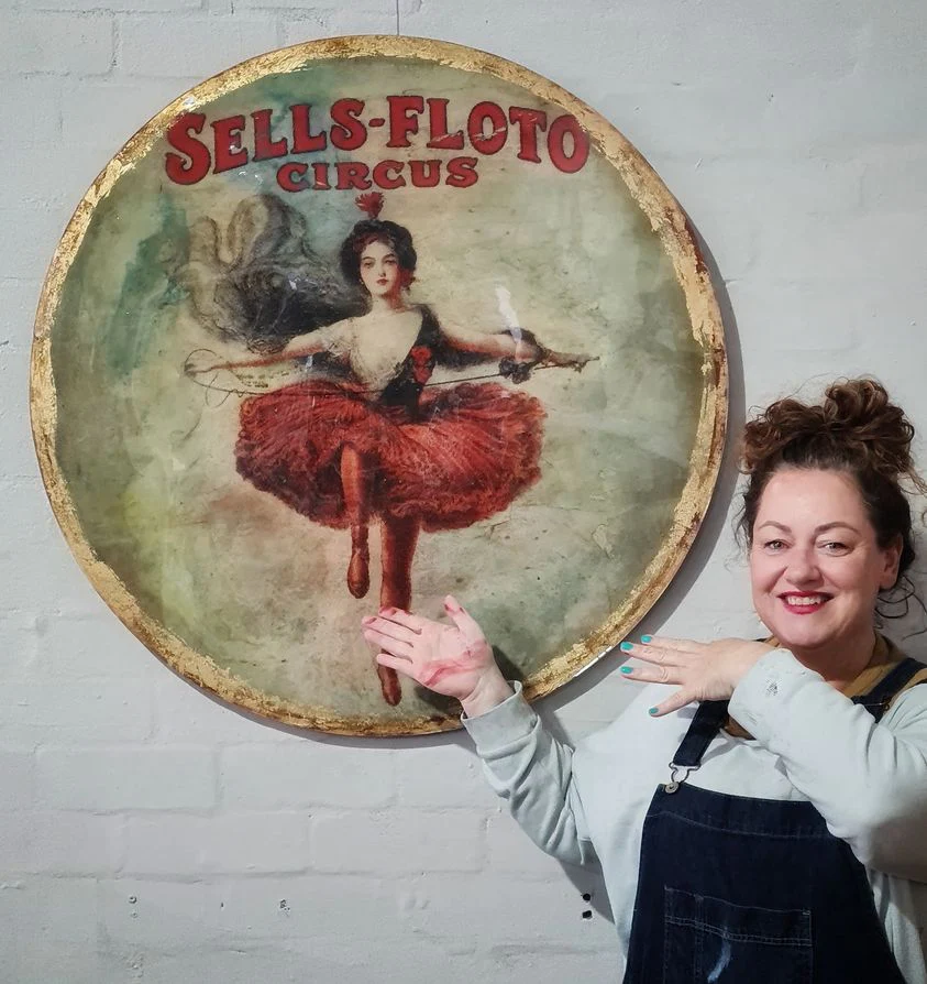 High Wire MINT Decoupage Paper Brisbane Australia Shabby Chic & Co