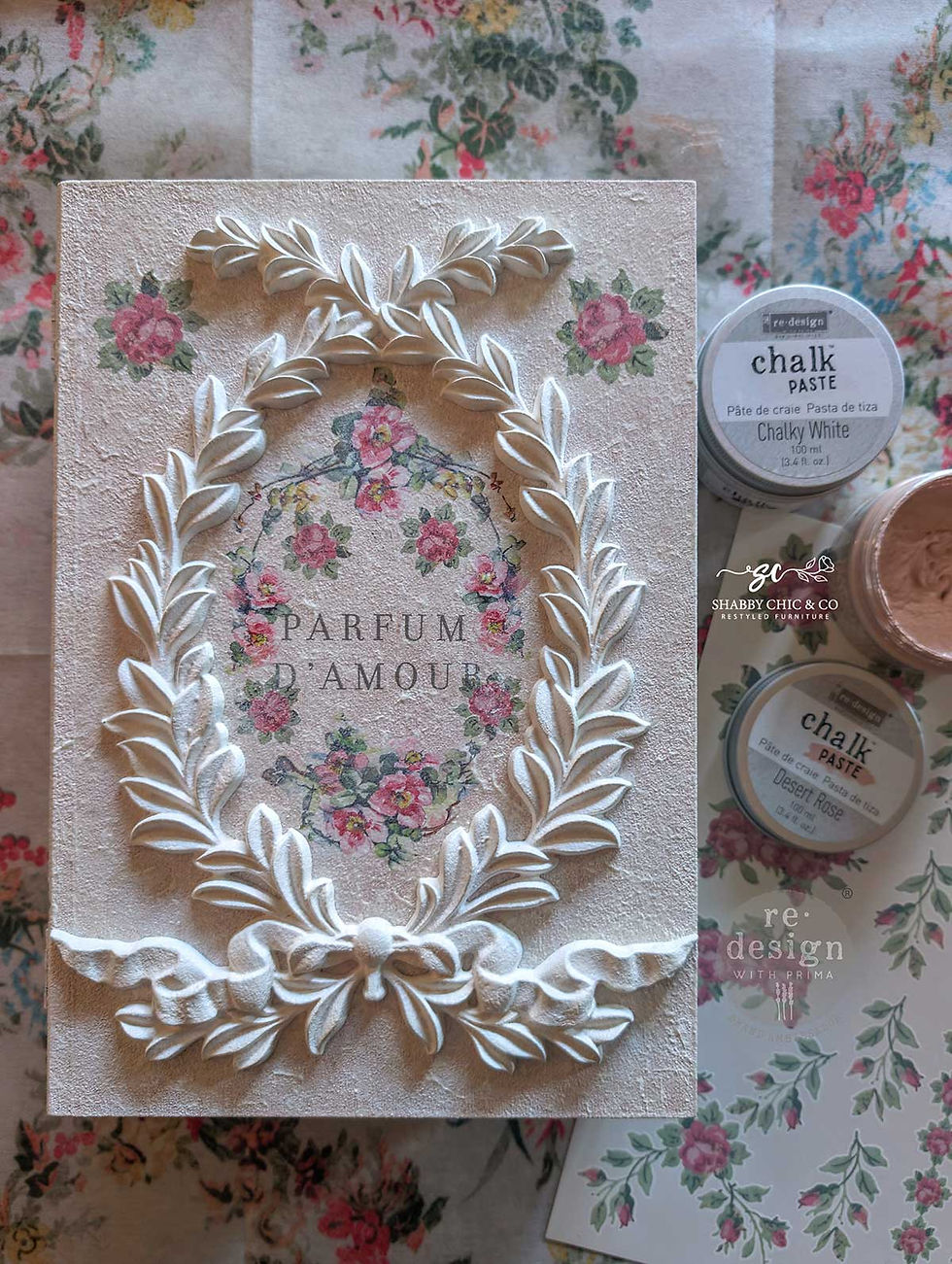 Nostalgic Blooms - Redesign with Prima H2O Transfers