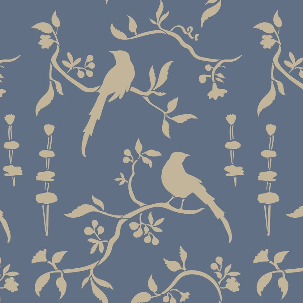 Thumbnail: Annie Sloan Stencil - CHINOISERIE BIRDS Available in Brisbane Queensland Australia. Australia wide shipping daily.