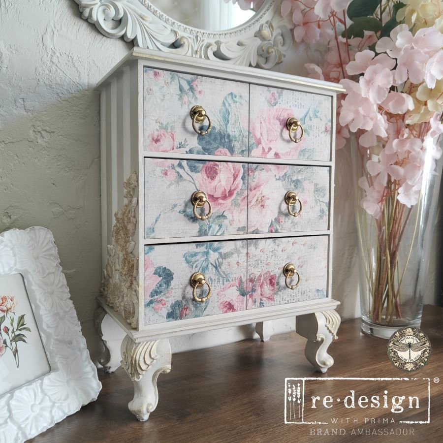 Thumbnail: Pink Blossom Bliss - Redesign Double Delight Decoupage Fiber Paper Set