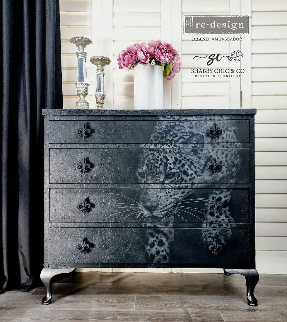 Thumbnail: Feline Gaze - A1 Decoupage Fiber