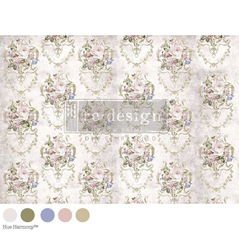 Victorian Tea Room - Redesign with Prima A1 Decoupage Fiber