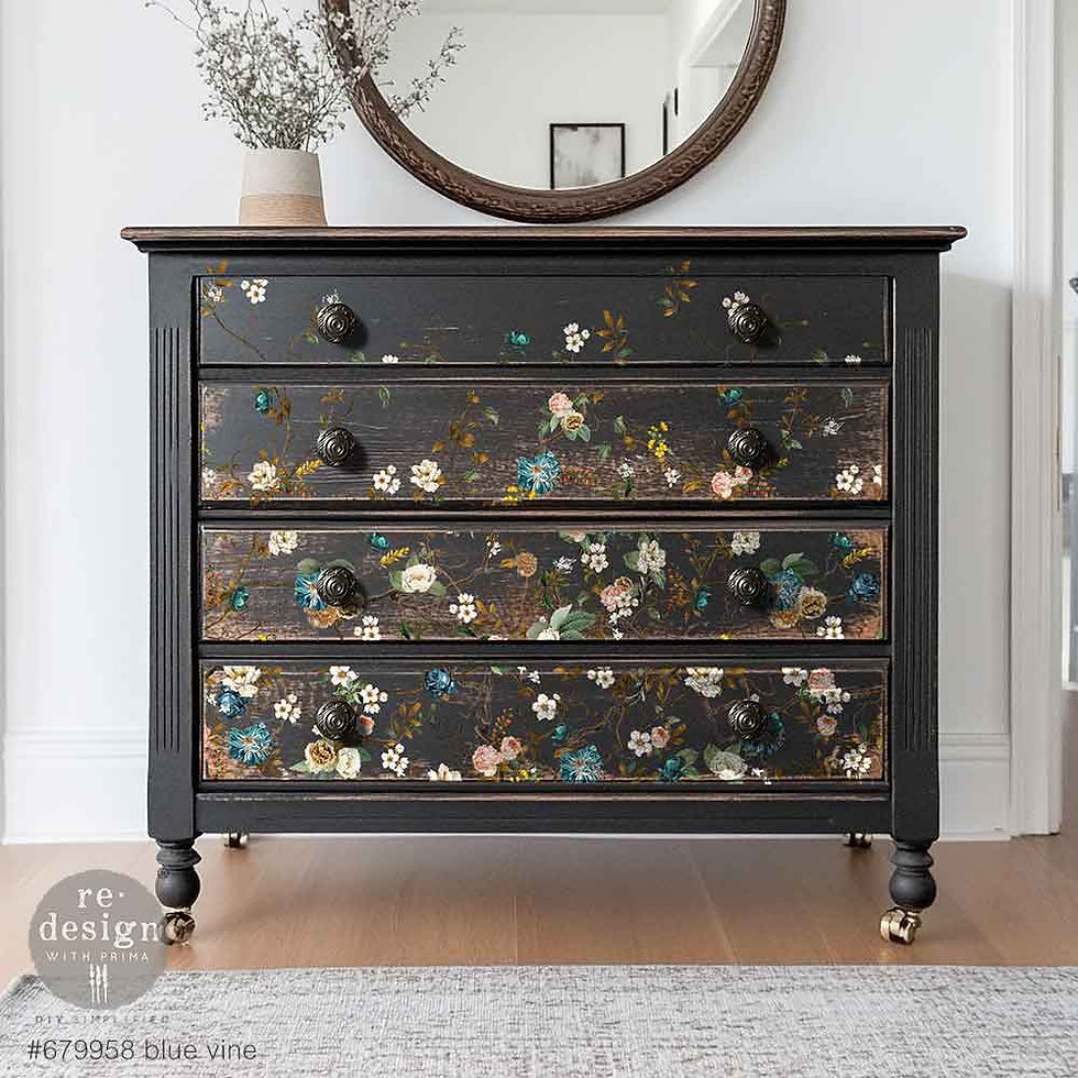 Thumbnail: Redesign with Prima Decor Transfers® – Blue Vine is available in Australia