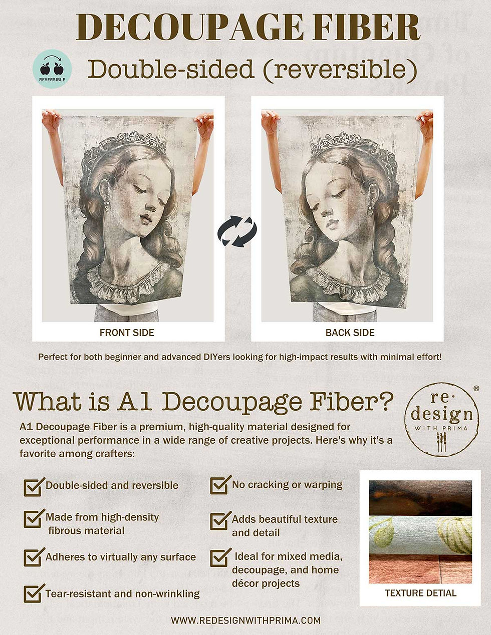 Thumbnail: Paws & Bows - A1 Decoupage Fiber