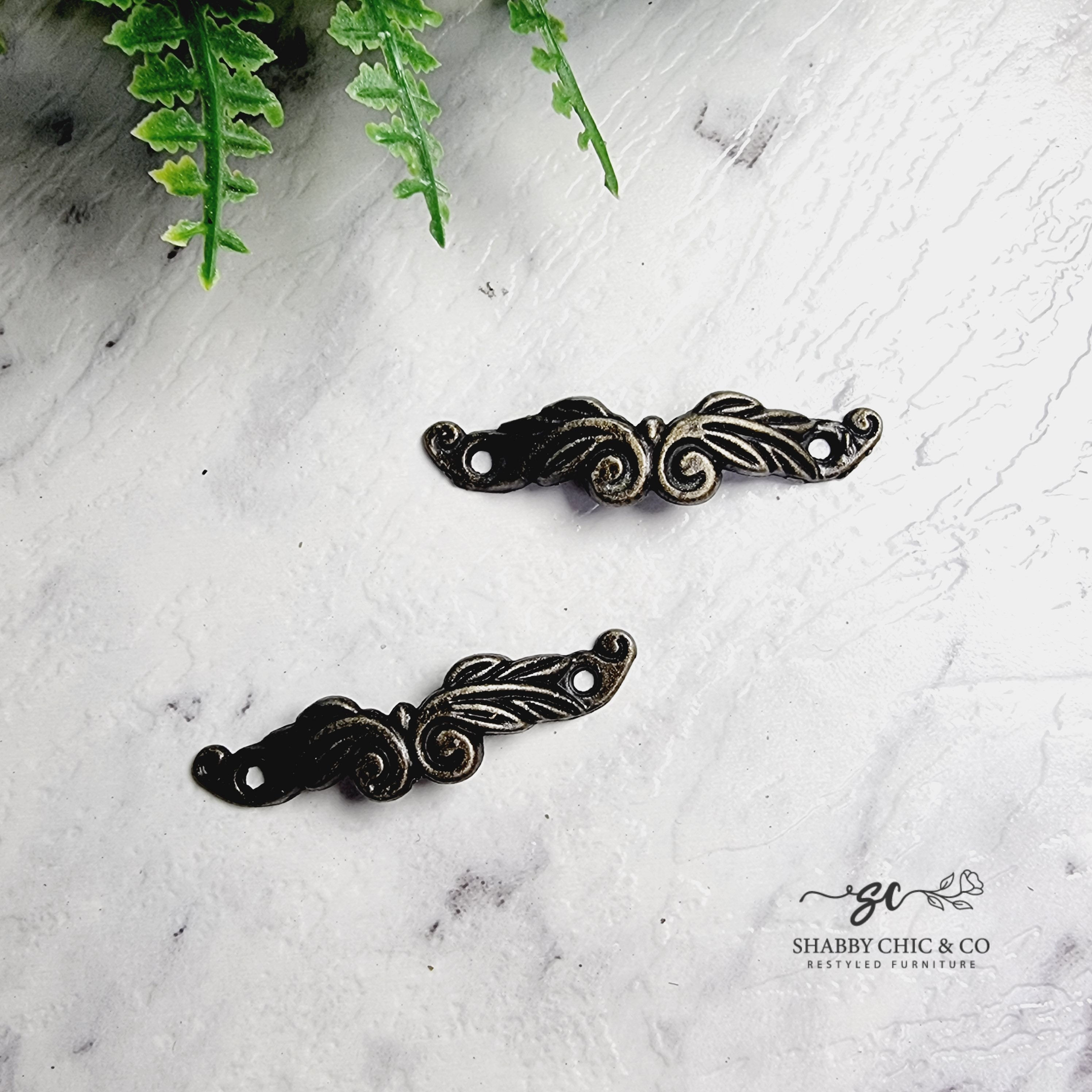 Small Bronze Pull Handle - 2pc