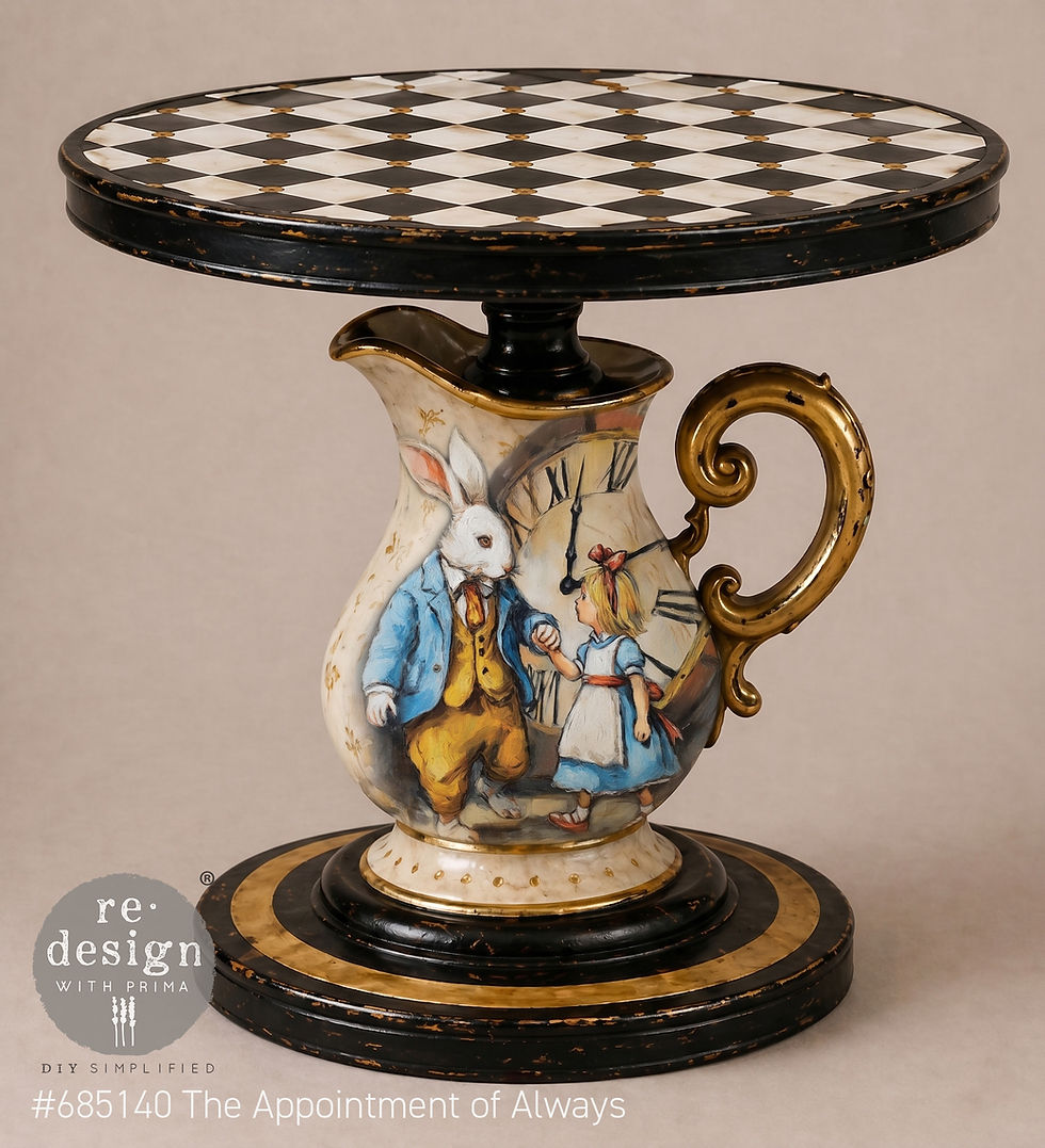The Appointment Of Always - Redesign with Prima A3 Decoupage Fiber