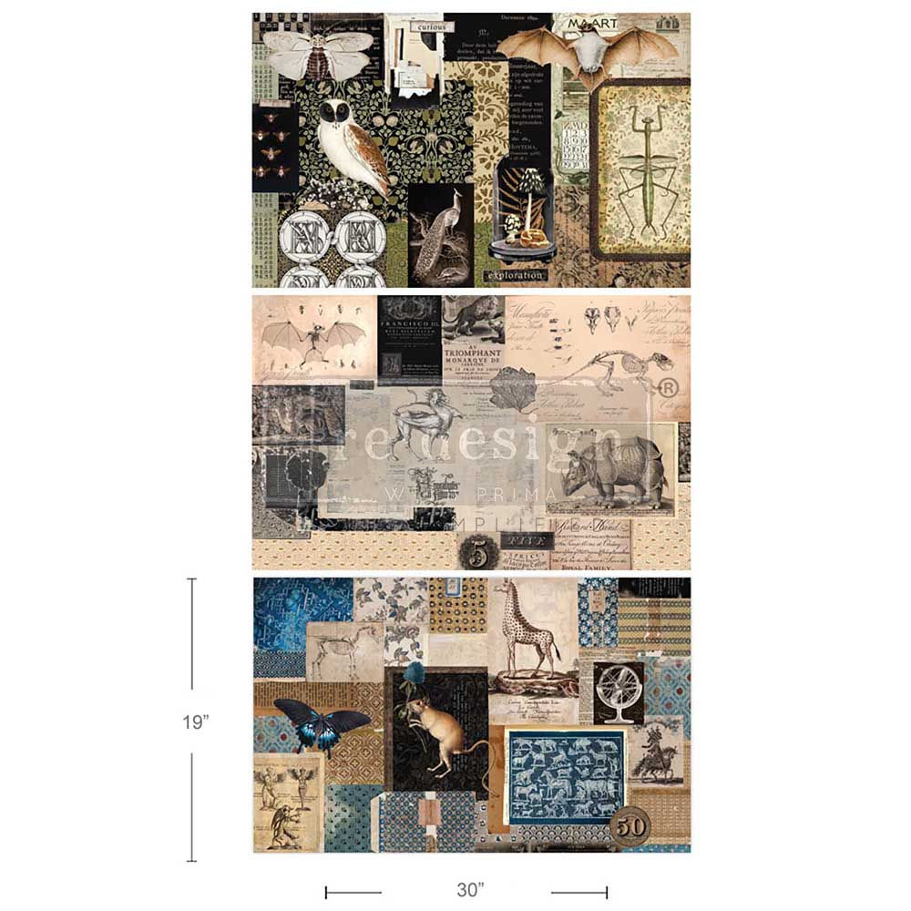 Mystic Manuscripts - 3 Pack Redesign with Prima DECOUPAGE DECOR TIS