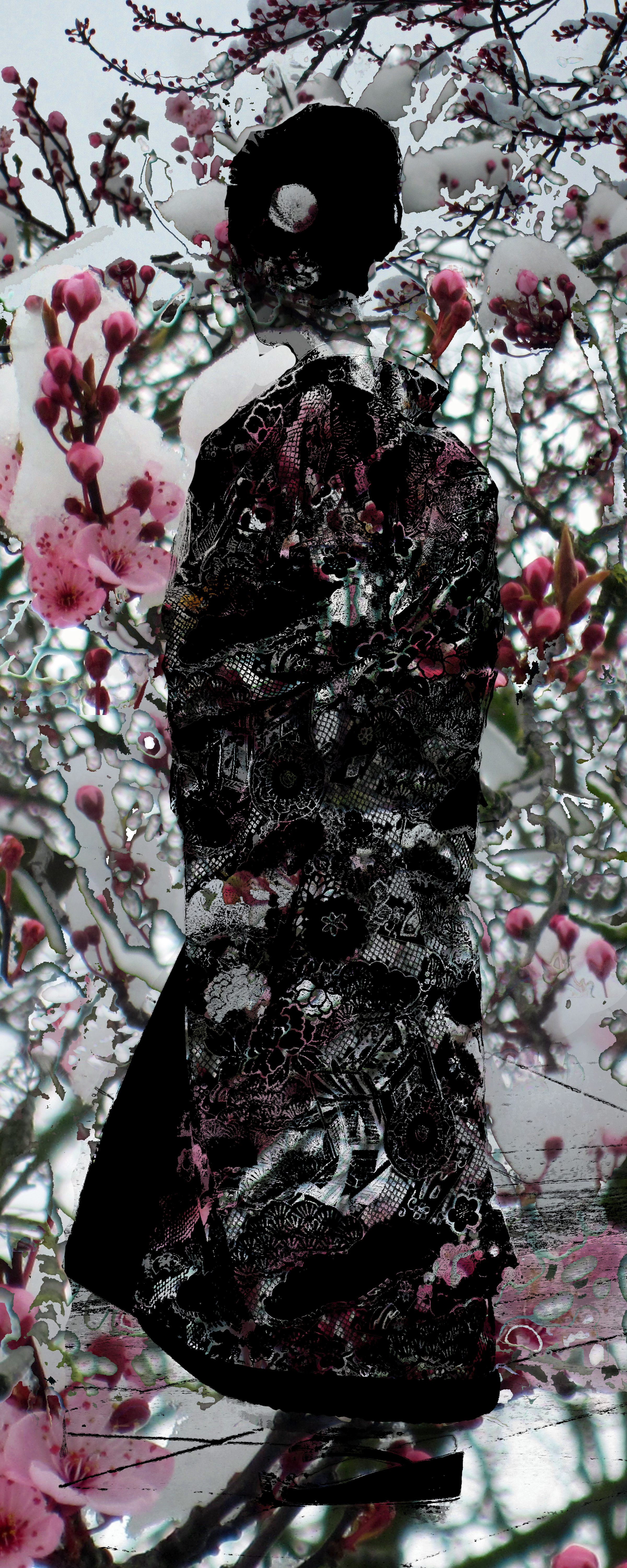 Winter Wedding, black