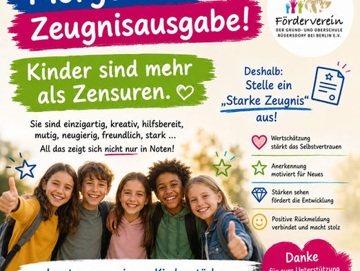 !Am 08.07.2026 ist Zeugnisausgabe!