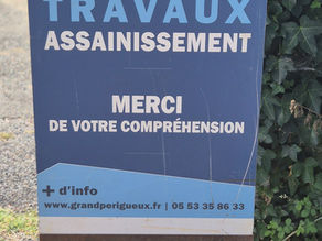 Travaux de réhabilitation du réseau d'assainissement rue du Pont jusqu'à la rue du Moulin