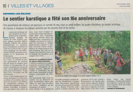 CAUSSE : le sentier karstique fête son 16ème anniversaire