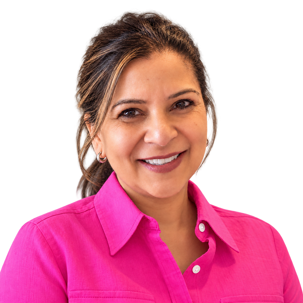 Friendly Woman in Pink Blouse.png