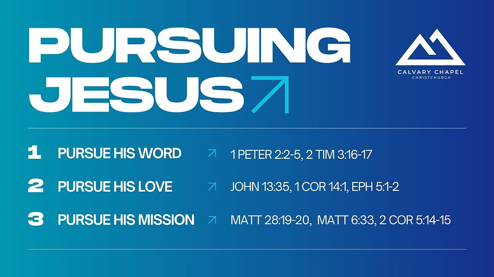 Prioritise His Mission