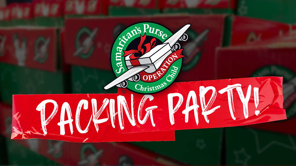 Operation Christmas Child Packing Party