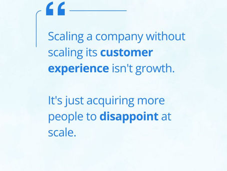 Growth without CX plan is costly