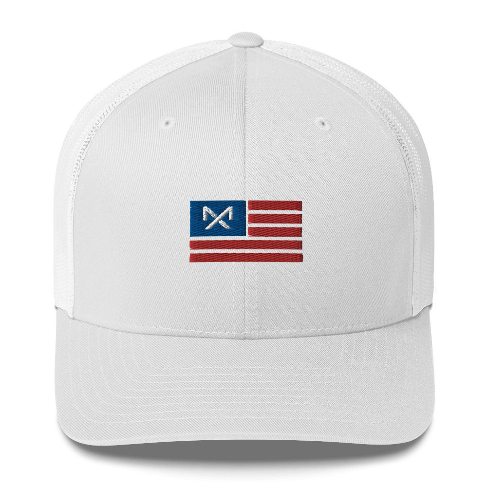 Rix, White, and Blue Trucker