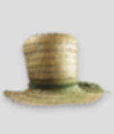 1850's Hand Sewn Straw Top Hat