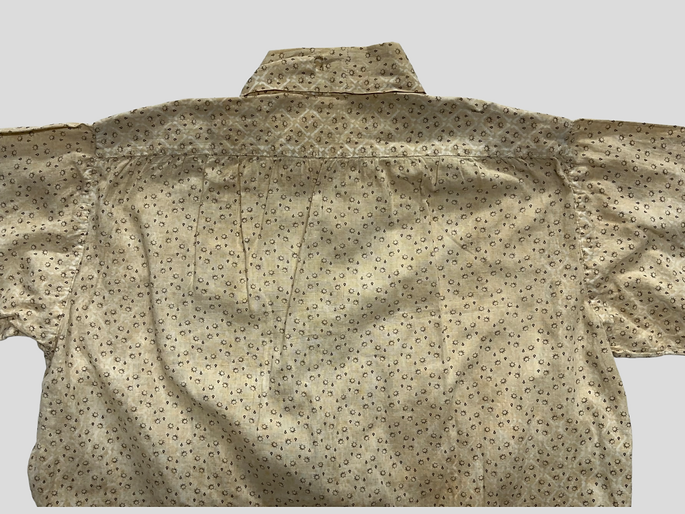 Thumbnail: Printed Cotton Calico Single Placket Shirt