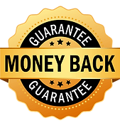 Money back guarantee medal gold icon