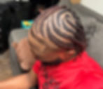 Men's cornrow braids Fulani style