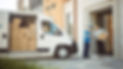 Delivery Man Gives Postal Package to a Business Customer, Who Signs Electronic Signature P