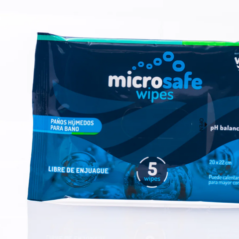 baño de paciente en cama.Microsafe Wipes panos humedos bano facil asepsia de piel desinfeccion West Quimica AYGPHARMA