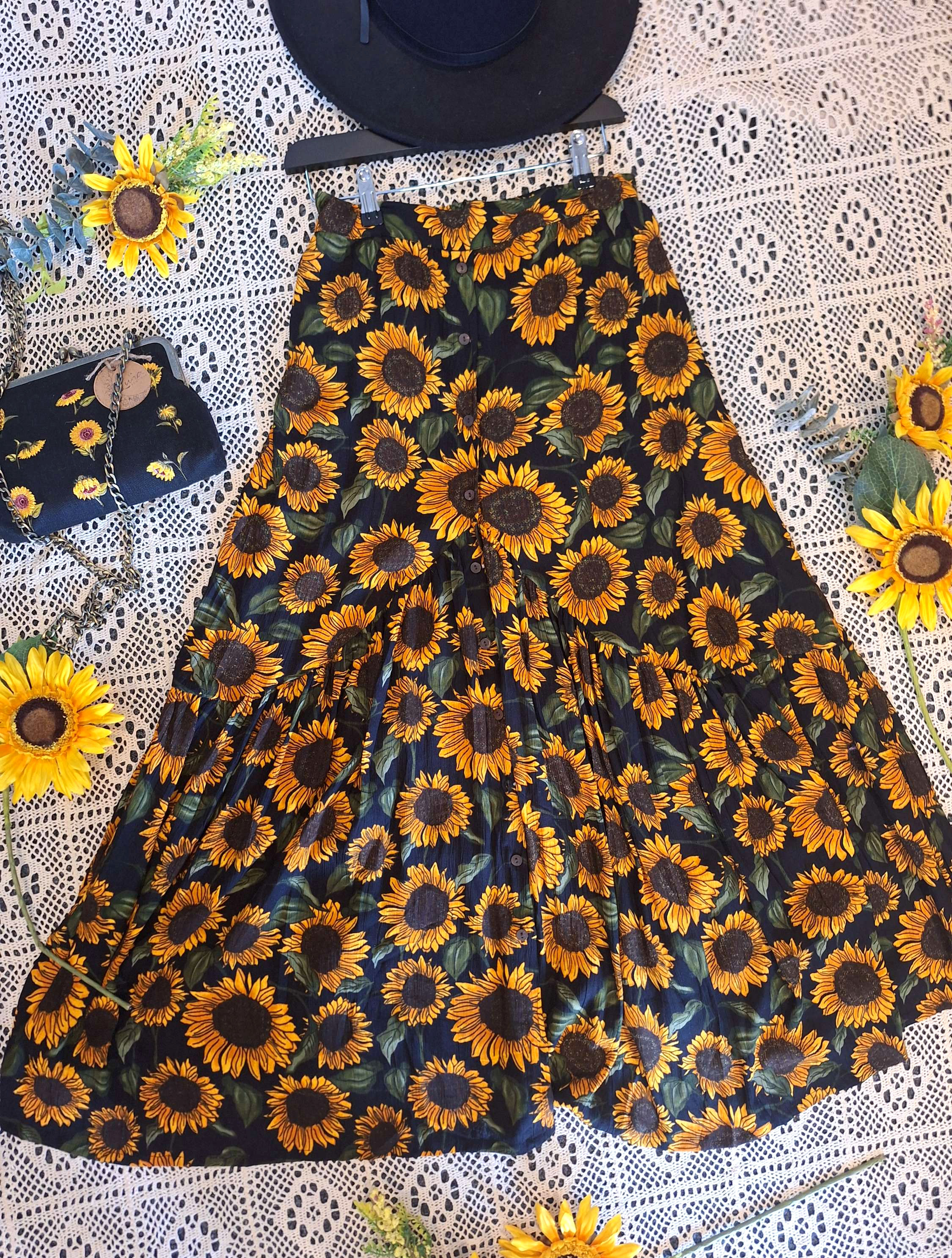 SAHARA Crepe Maxi Skirt