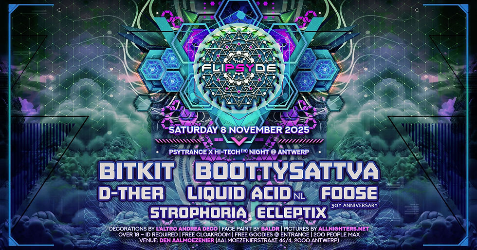 The Flipsyde - Psytrance night @Antwerp