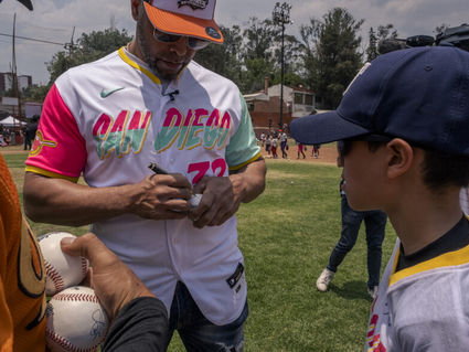 San Diego Padres play baseball with Mexico City youth ahead of first MLB games in region