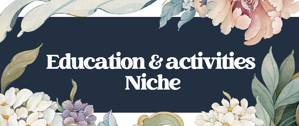 Which niche is best? Education or Activities?