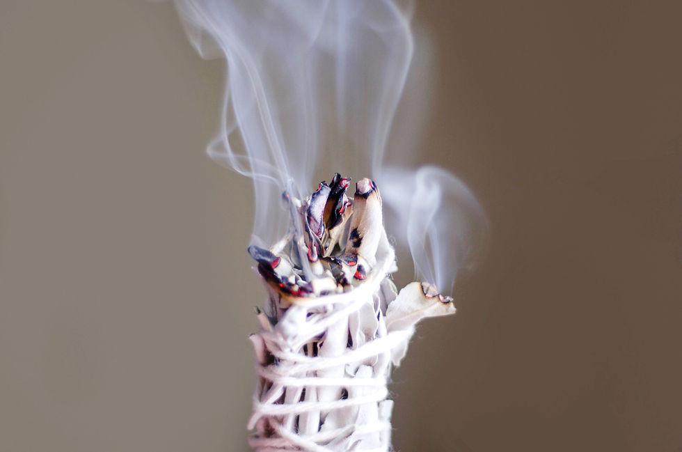 Crystal Cleansing, Smudging