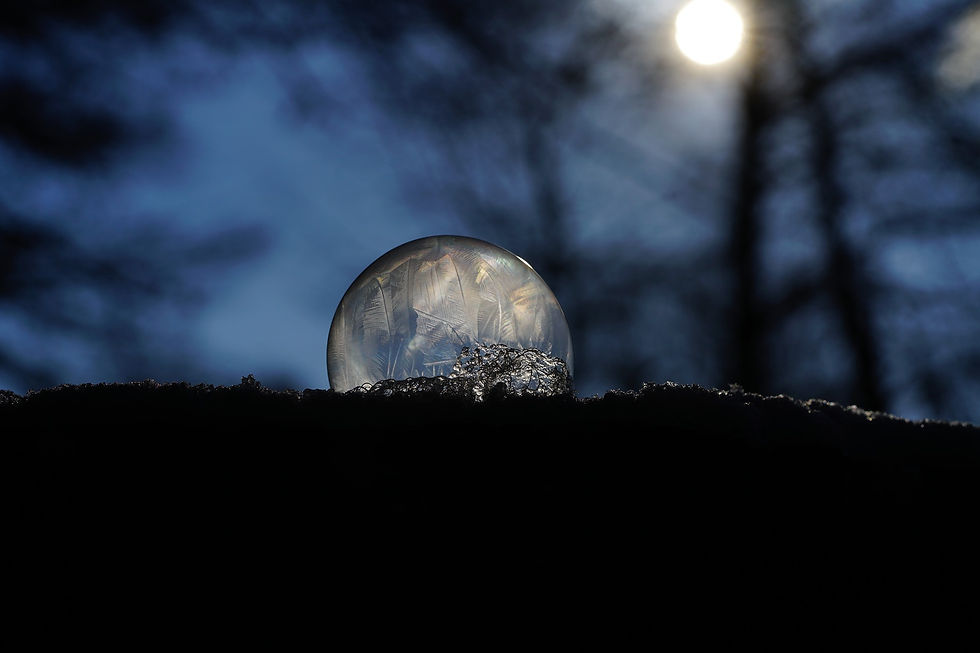 Moon Charged Crystals