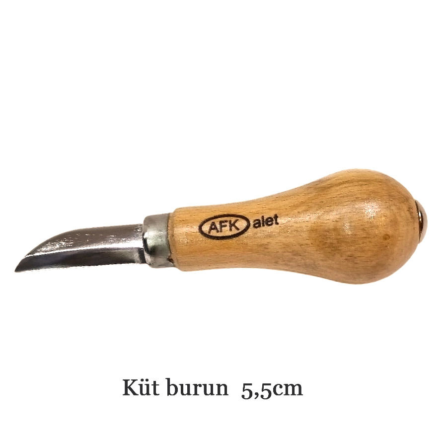 Küçük resim: Armut Saplı Detay Ahşap Oyma/Yontma Bıçakları (Tek Bıçaklar)