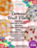 Ceramic Fruit Plates June 28th 2:00 pm