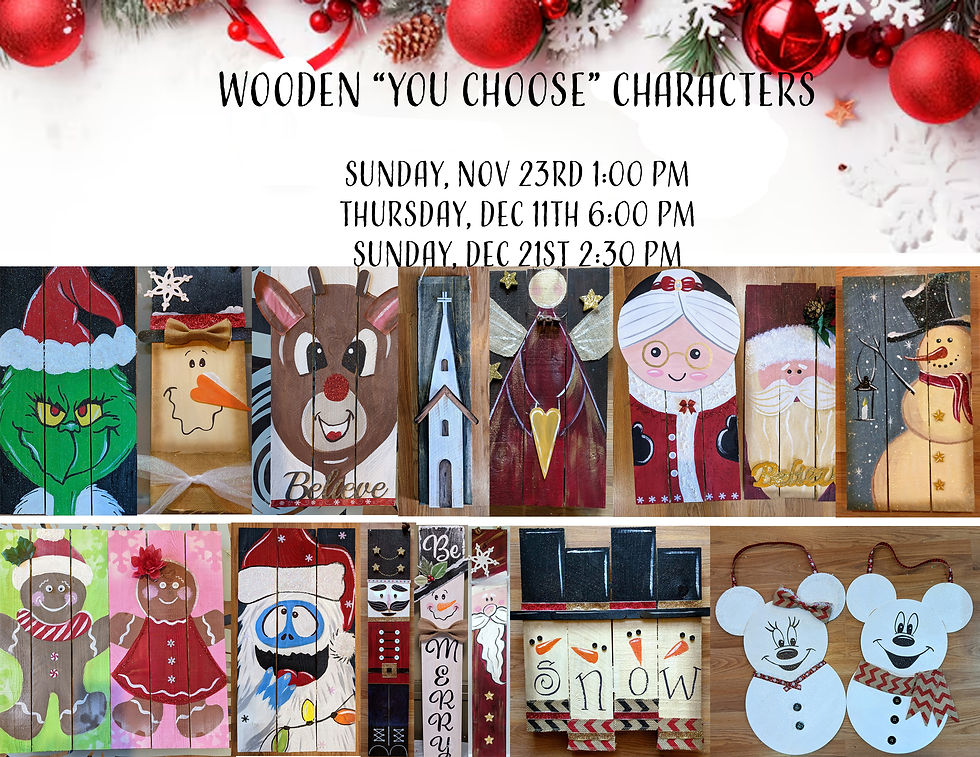 You Choose Any Wooden Project Dec 11th 6 pm