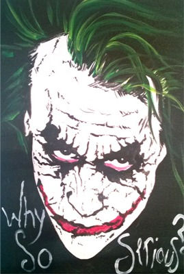 Sip & Paint Joker Oct 5th 6-8 pm 