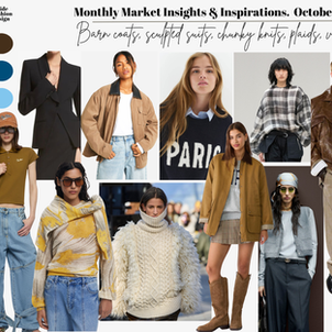 collage board of Oct 2025 fashion trends