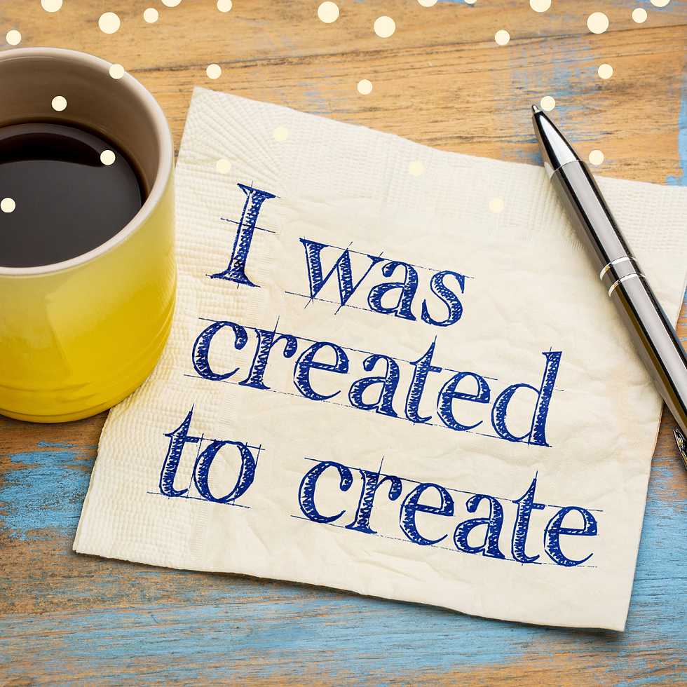 i was created to create note on a table top with coffee and pen