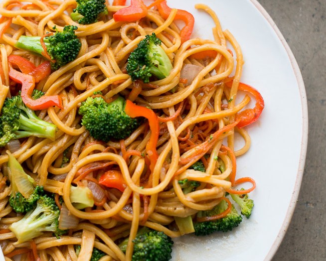 Arranged Food and Objects