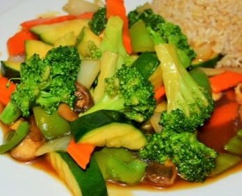 Arranged Food and Objects