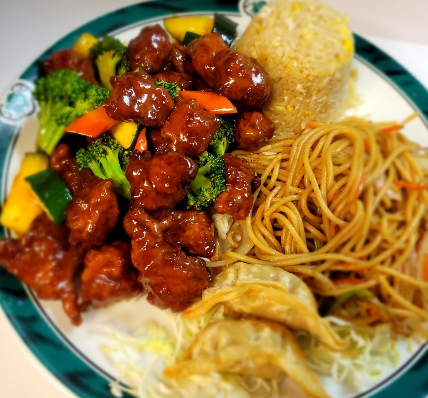 Arranged Food and Objects