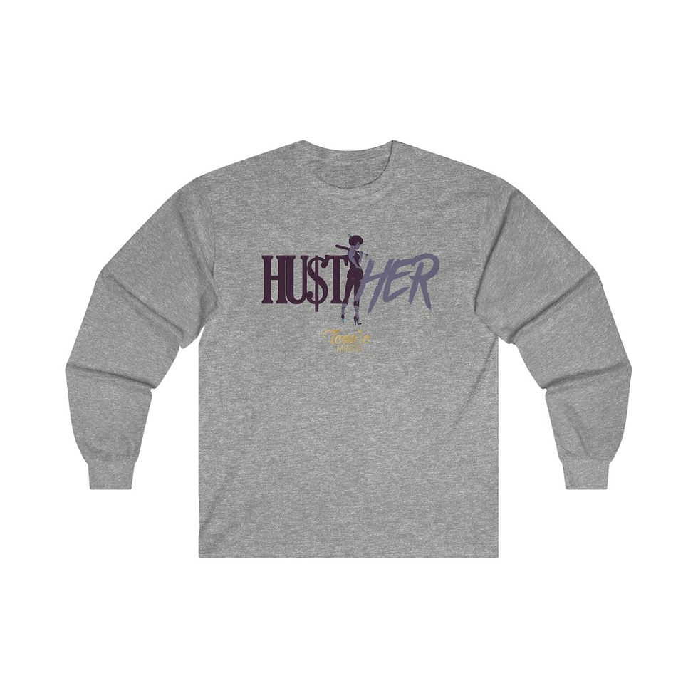 Thumbnail: HU$TLHER - Ultra Cotton Long Sleeve Tee
