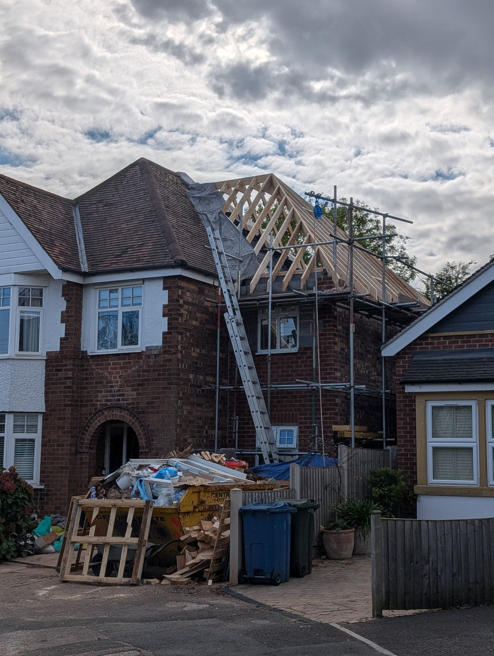 Timber cut roof Nottingham 16