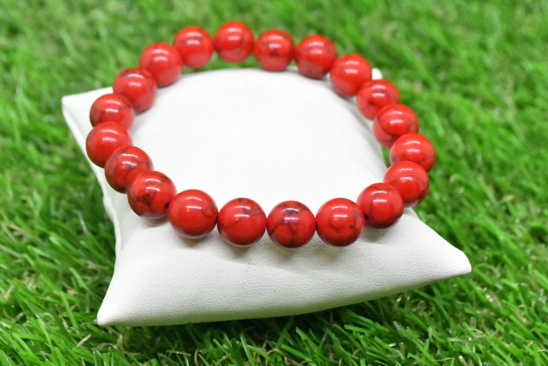 Red Howlite Bracelet