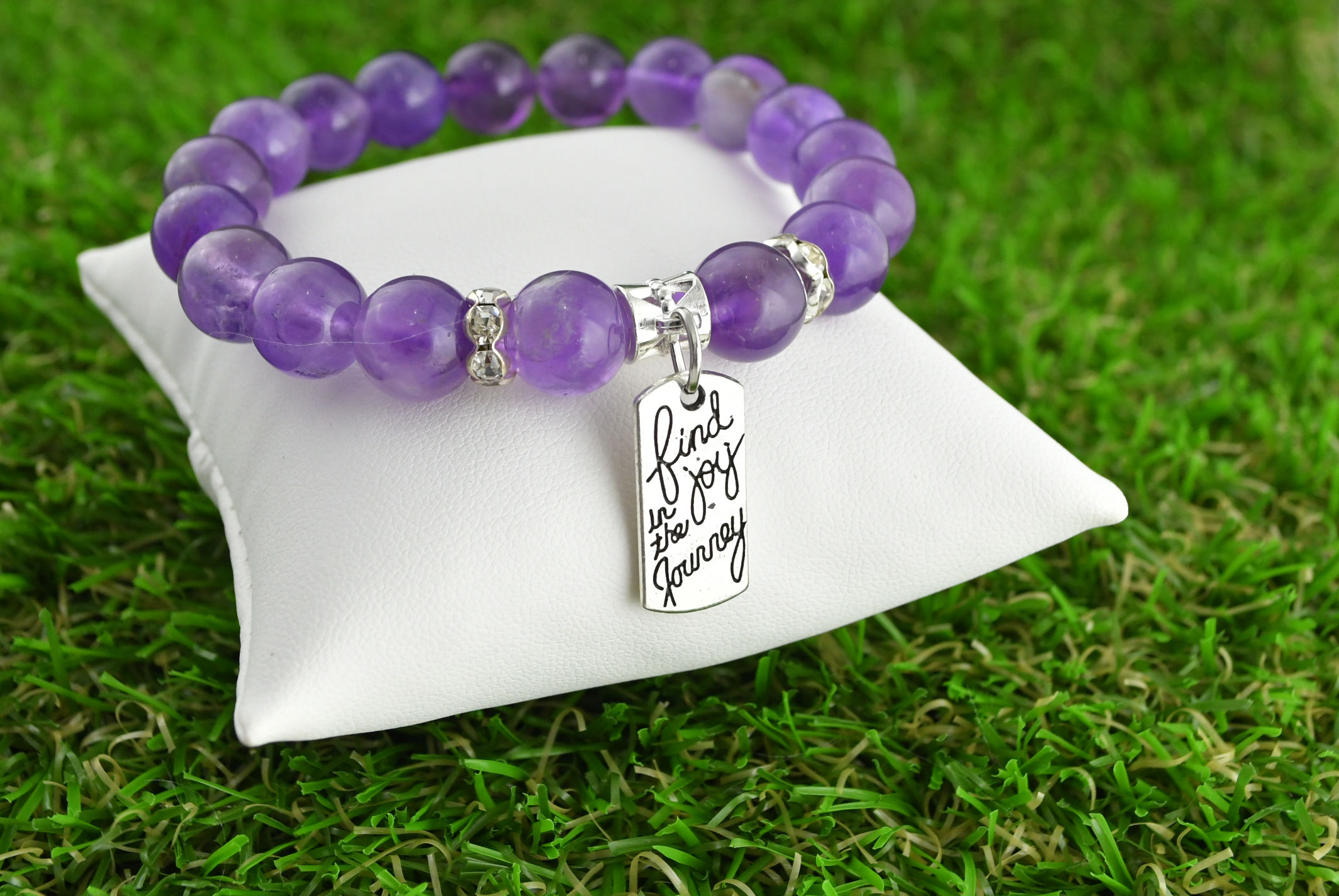 Amythyst Gemstone / Find Joy...Charm