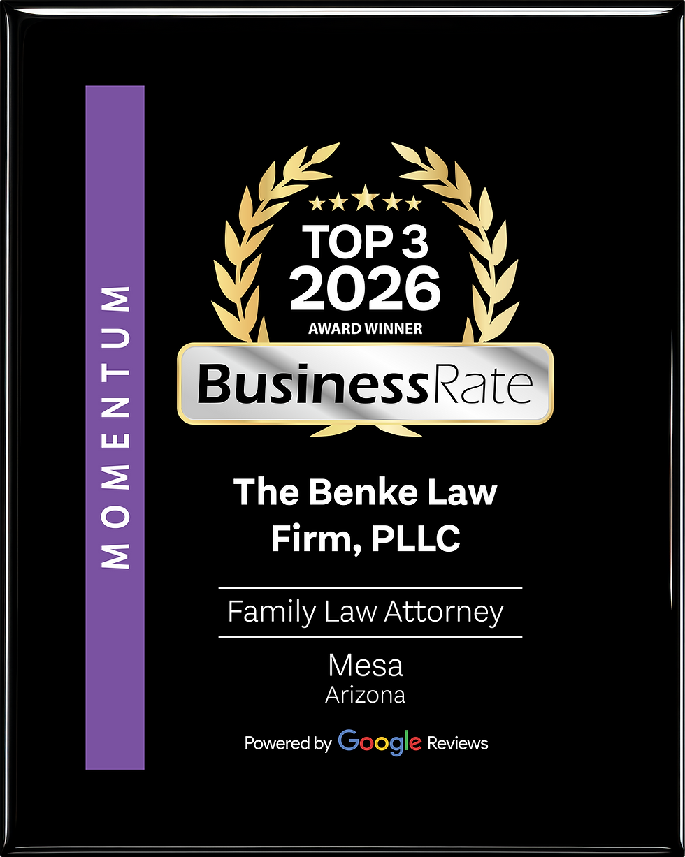 The Benke Law Firm Top 3 2026 BusinessRate Award Winner