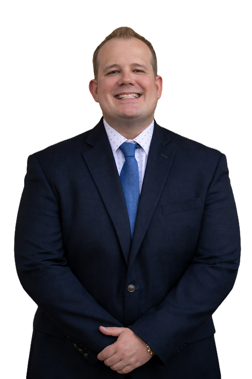 Attorney at The Benke Law Firm in a suit and tie.