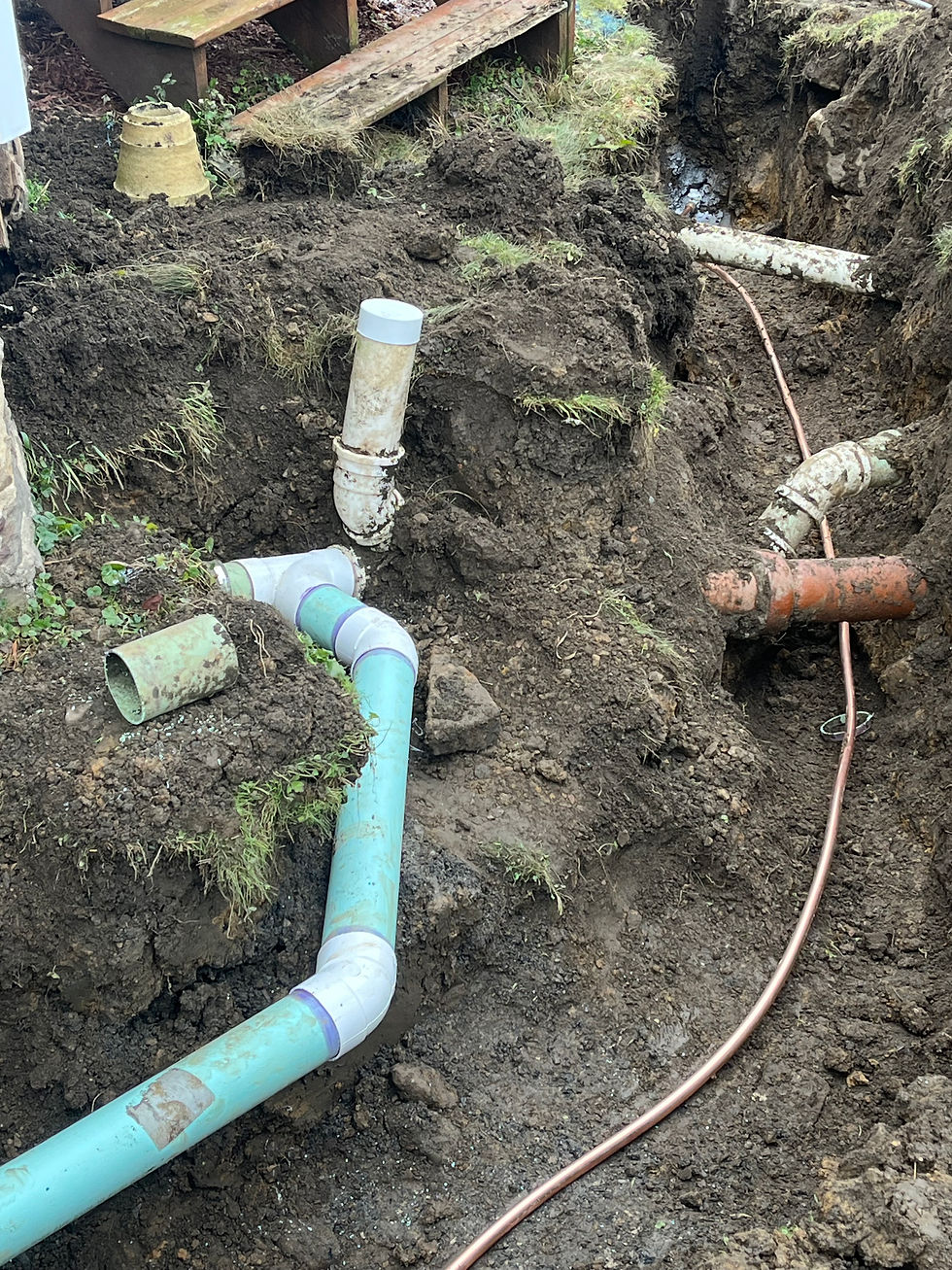 Busy ditch line