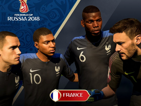 Frankrijk wint WK 2018 (volgens FIFA 18)