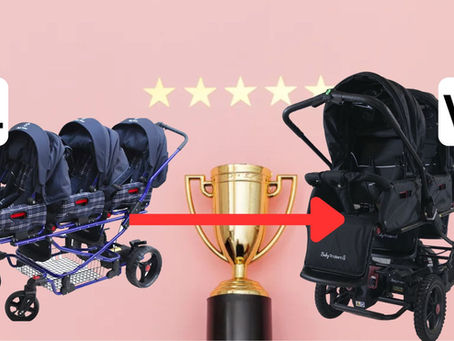 Une poussette primée… mais surtout pensée pour le terrain
